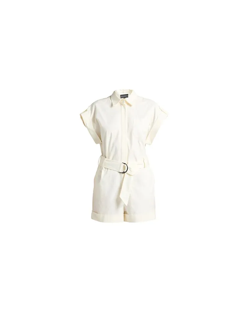 Emporio Armani OVERALLS - Playsuitsauf YOOX.COM Elfenbein