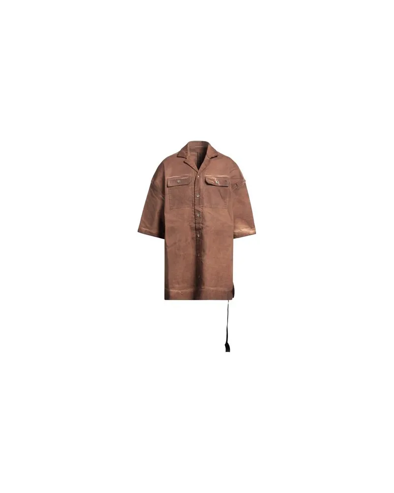 DRKSHDW by Rick Owens TOPS - Hemdenauf YOOX.COM Braun