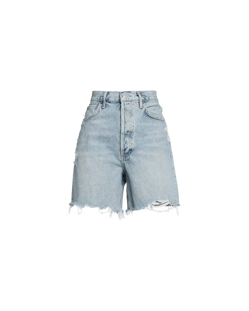 AGOLDE HOSEN & RÖCKE - Jeansshortsauf YOOX.COM Blau