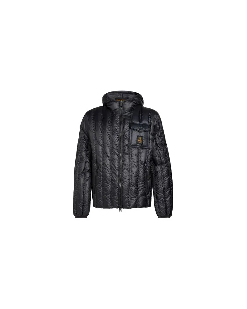 RefrigiWear JACKEN & MÄNTEL - Pufferjacken & Daunenjackenauf YOOX.COM Schwarz