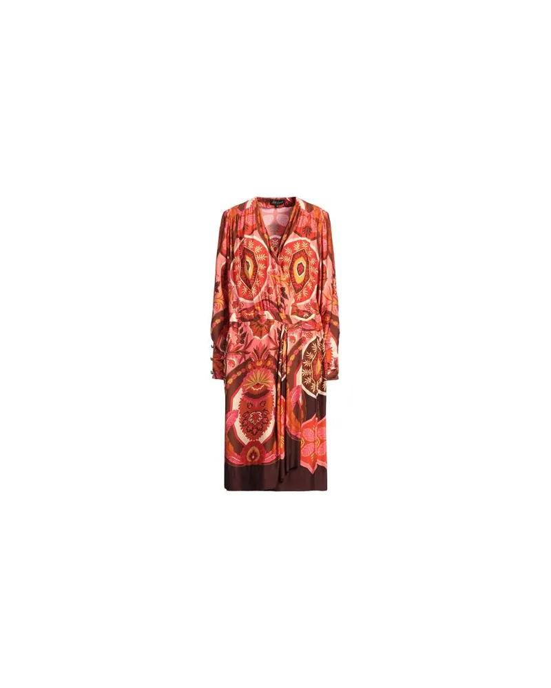 Luisa Spagnoli KLEIDER - Midi-Kleiderauf YOOX.COM Koralle