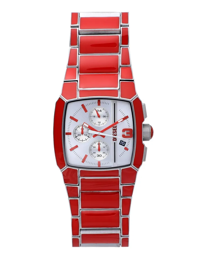 Diesel Armbanduhr Rot