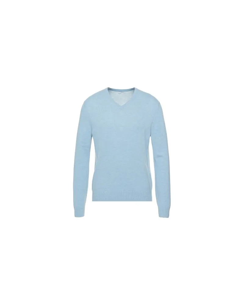 Malo STRICKWAREN - Pulloverauf YOOX.COM Himmelblau