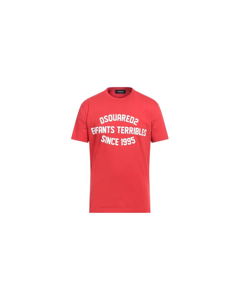 Dsquared2 TOPS - T-shirtsauf YOOX.COM Rot