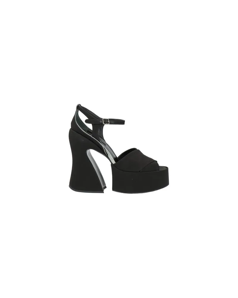 Rochas SCHUHE - Sandalenauf YOOX.COM Schwarz