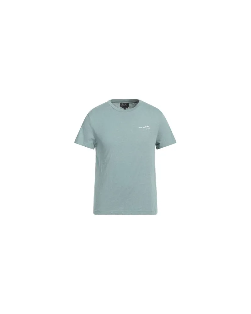 A.P.C. TOPS - T-shirtsauf YOOX.COM Salbeigrün