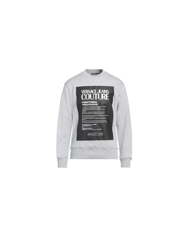 Versace Jeans TOPS - Sweatshirtsauf YOOX.COM Hellgrau
