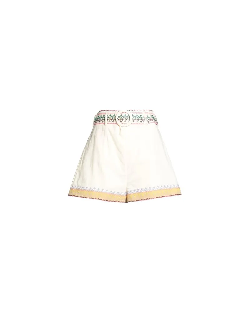 Zimmermann HOSEN & RÖCKE - Shorts & Bermudashortsauf YOOX.COM Cremeweiß