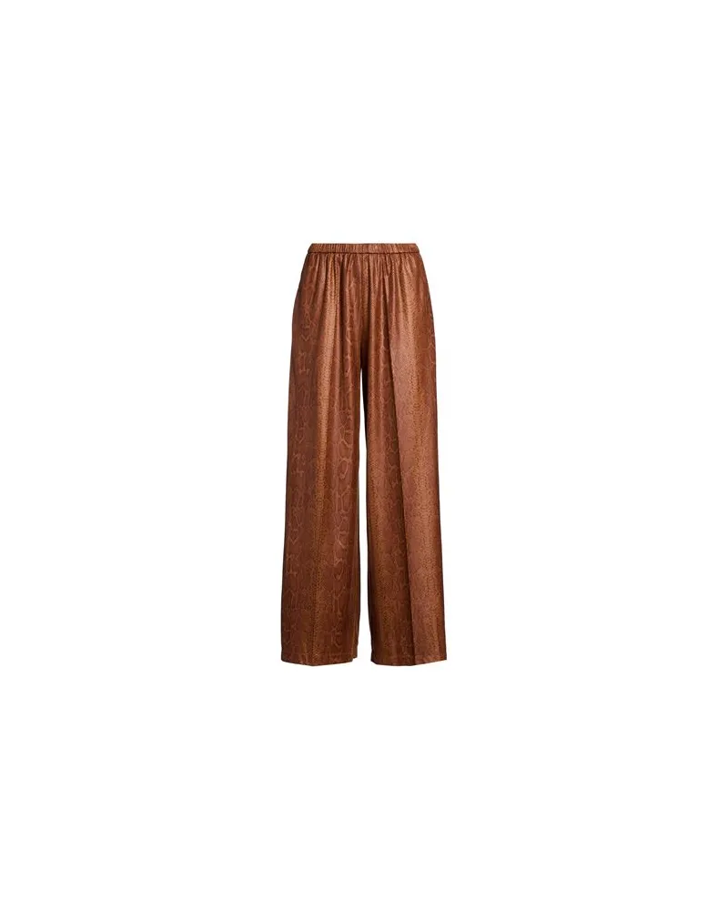 forte_forte HOSEN & RÖCKE - Hosenauf YOOX.COM Lederfarben