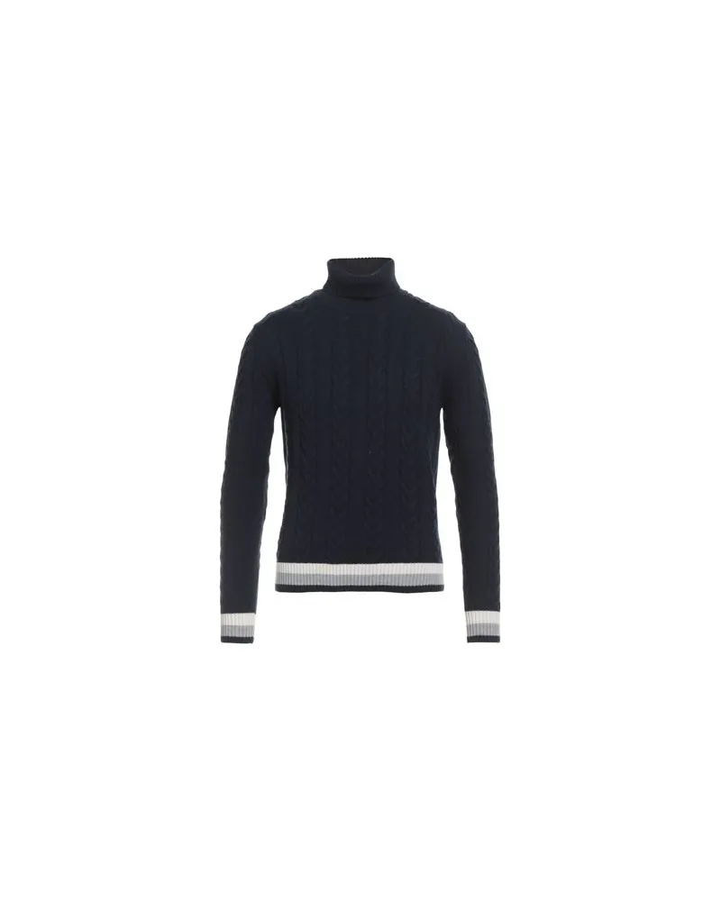 Luigi Borrelli STRICKWAREN - Rollkragenpulloverauf YOOX.COM Marineblau