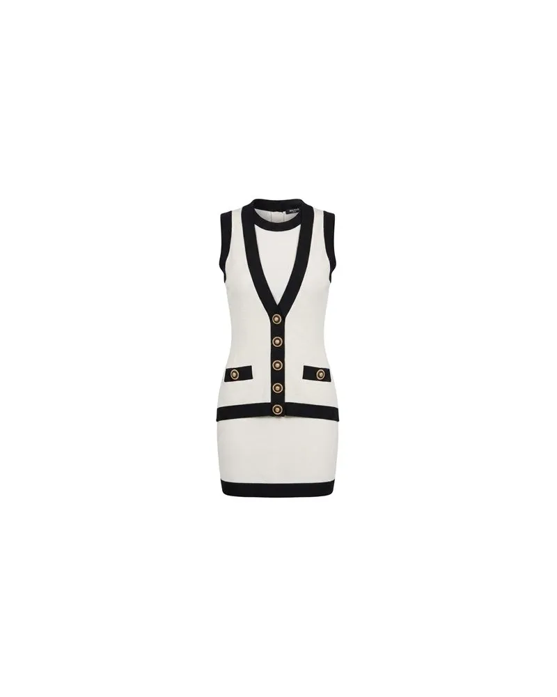 Balmain KLEIDER - Mini-Kleiderauf YOOX.COM Elfenbein