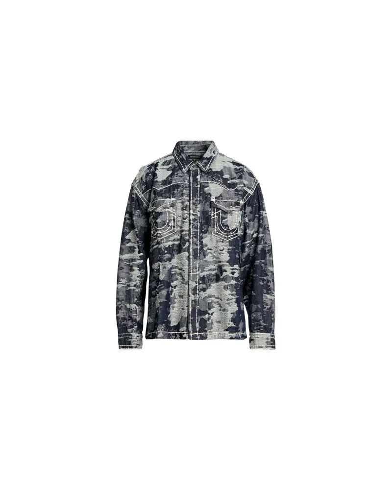 True Religion TOPS - Jeanshemdenauf YOOX.COM Blau