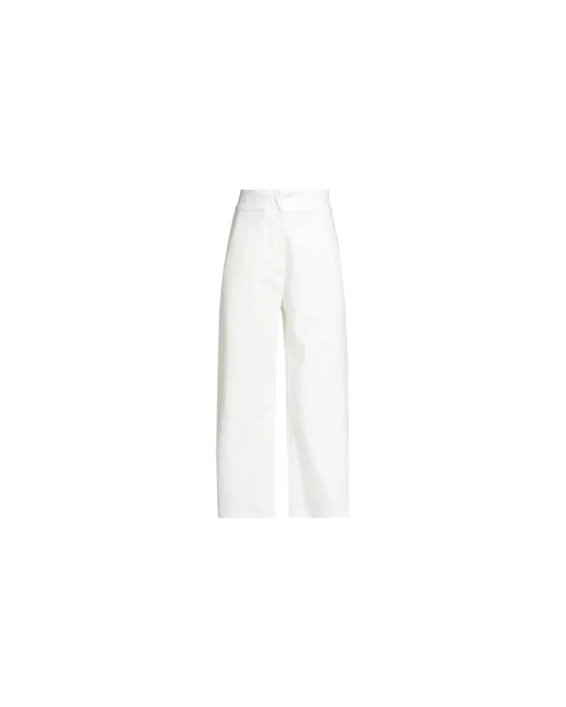 Jil Sander HOSEN & RÖCKE - Hosenauf YOOX.COM Weiß