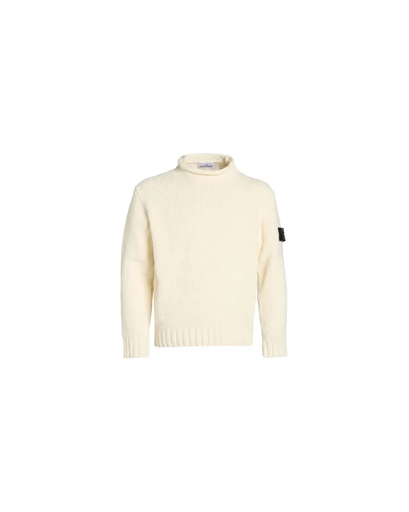 Stone Island STRICKWAREN - Pulloverauf YOOX.COM Elfenbein
