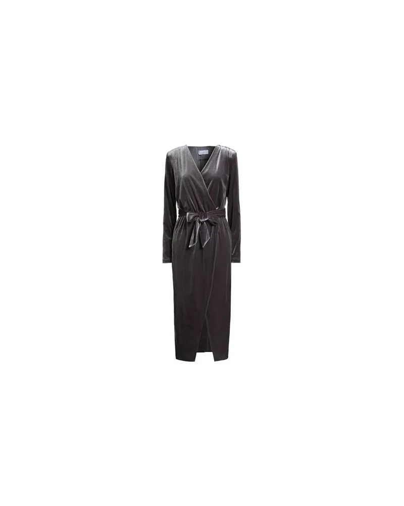 Soallure KLEIDER - Midi-Kleiderauf YOOX.COM Grau