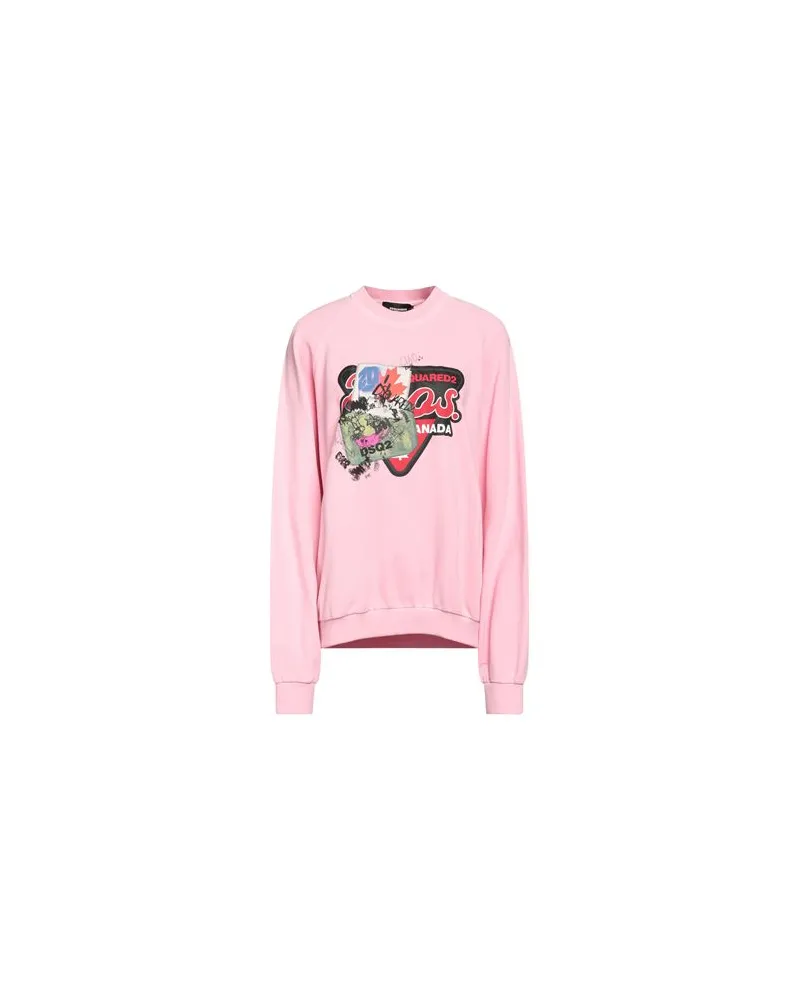 Dsquared2 TOPS - Sweatshirtsauf YOOX.COM Rosa