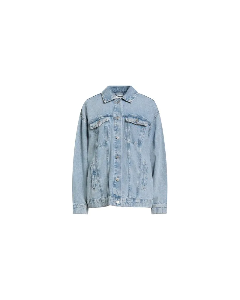 only BLU DENIM - JACKEN & MÄNTEL - Jeansjacken/Mäntelauf YOOX.COM Blau