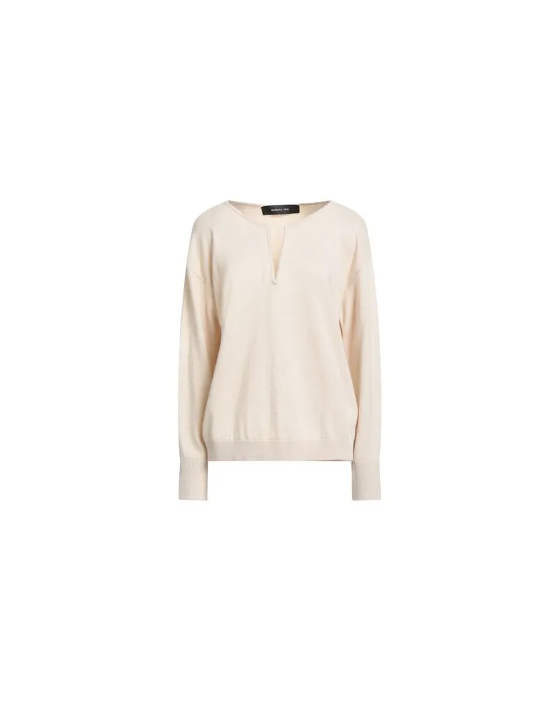 Federica Tosi STRICKWAREN - Pulloverauf YOOX.COM Beige