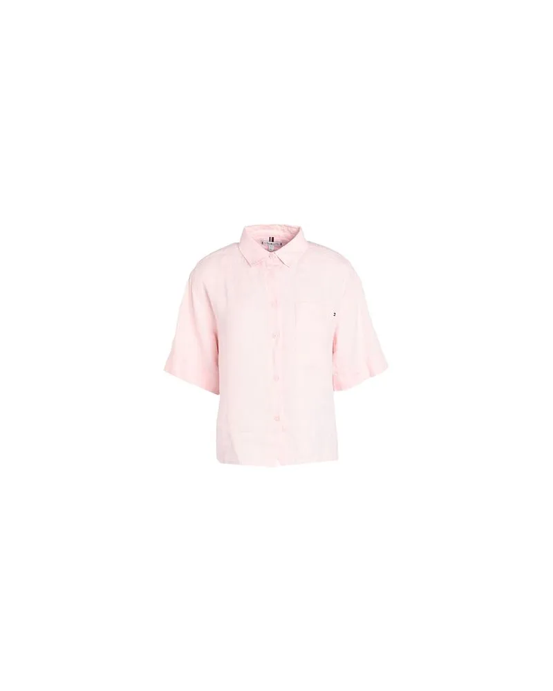 Tommy Hilfiger TOPS - Hemdenauf YOOX.COM Hellrosa
