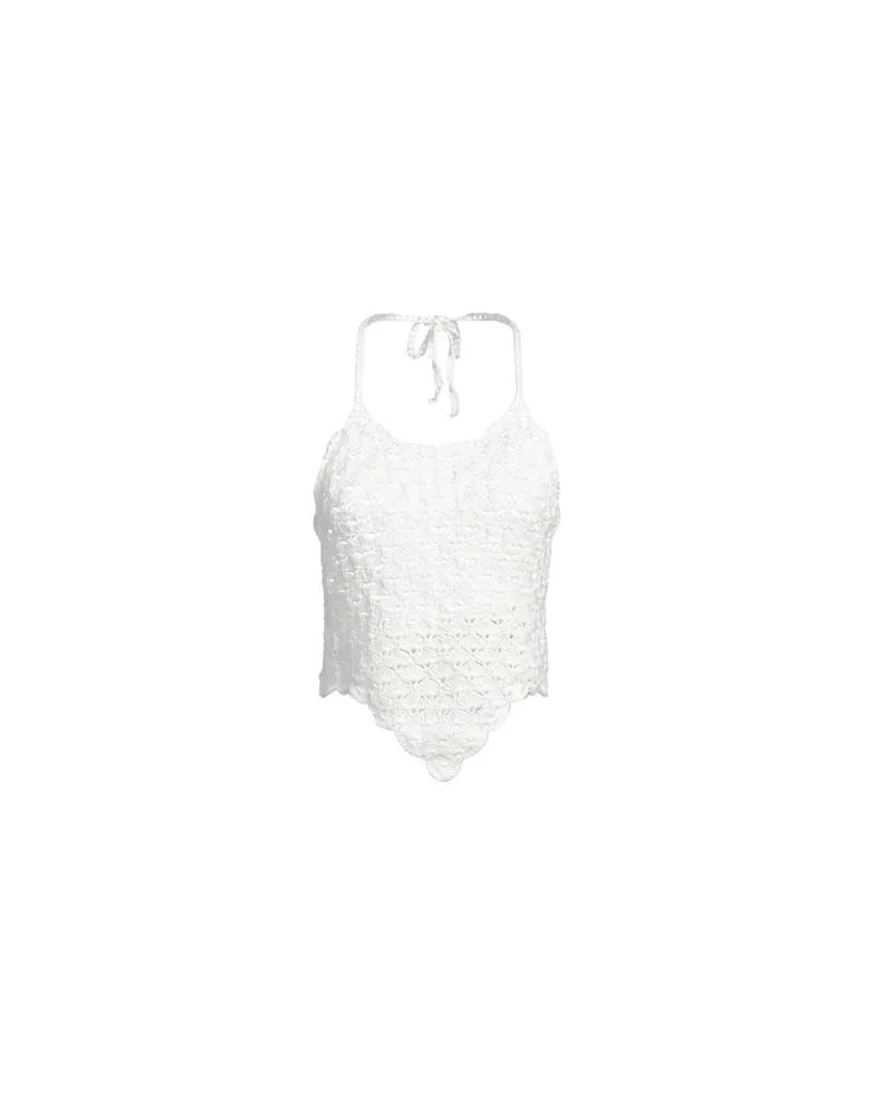 LIYA TOPS - Topsauf YOOX.COM Cremeweiß