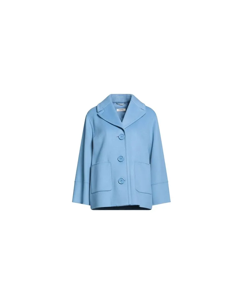 Max Mara JACKEN & MÄNTEL - Mäntelauf YOOX.COM Taubenblau