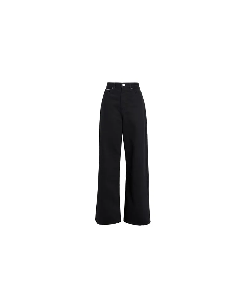 Calvin Klein HOSEN & RÖCKE - Jeanshosenauf YOOX.COM Schwarz