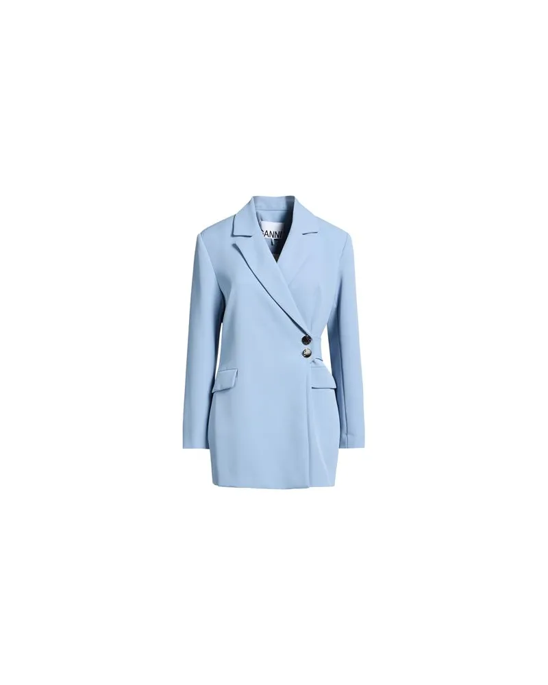 Ganni KLEIDER - Mini-Kleiderauf YOOX.COM Himmelblau