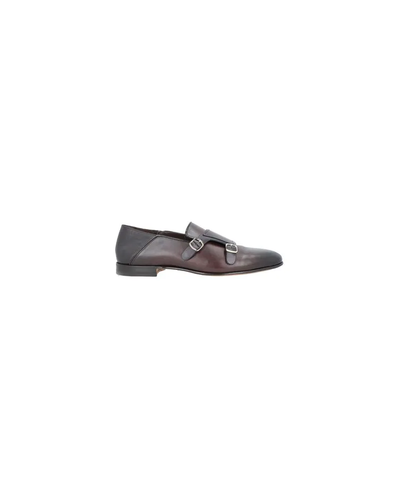 Santoni SCHUHE - Mokassinsauf YOOX.COM Dunkelbraun