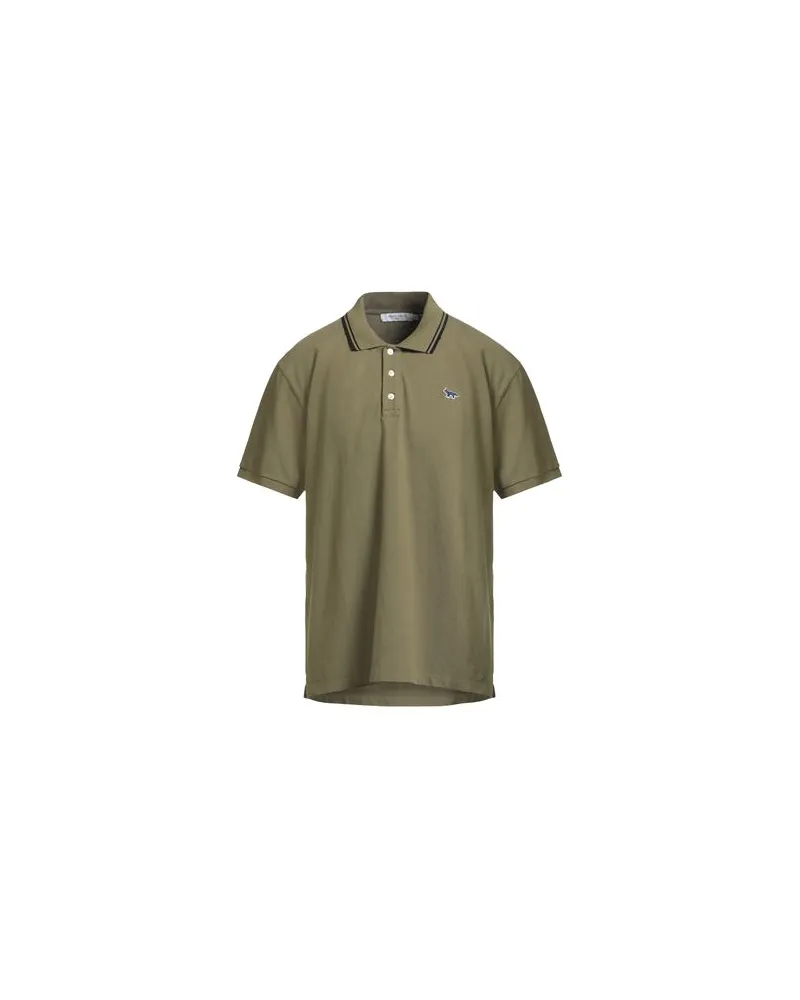 Kitsuné TOPS - Poloshirtsauf YOOX.COM Militärgrün