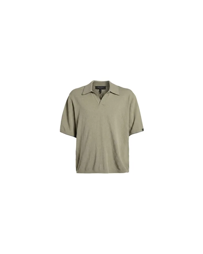 Rag & Bone TOPS - Poloshirtsauf YOOX.COM Militärgrün