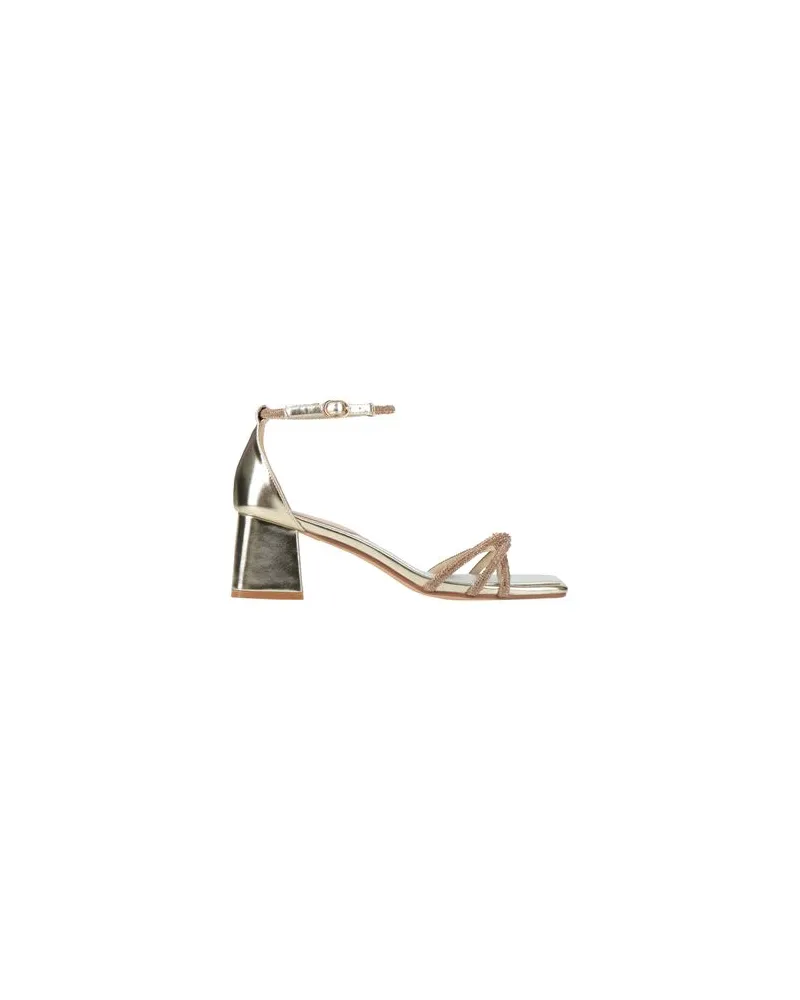 CAFèNOIR  SCHUHE - Sandalenauf YOOX.COM Gold