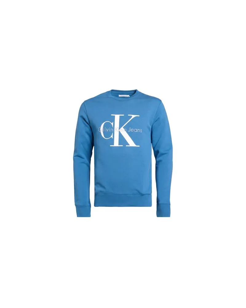 Calvin Klein TOPS - Sweatshirtsauf YOOX.COM Azurblau