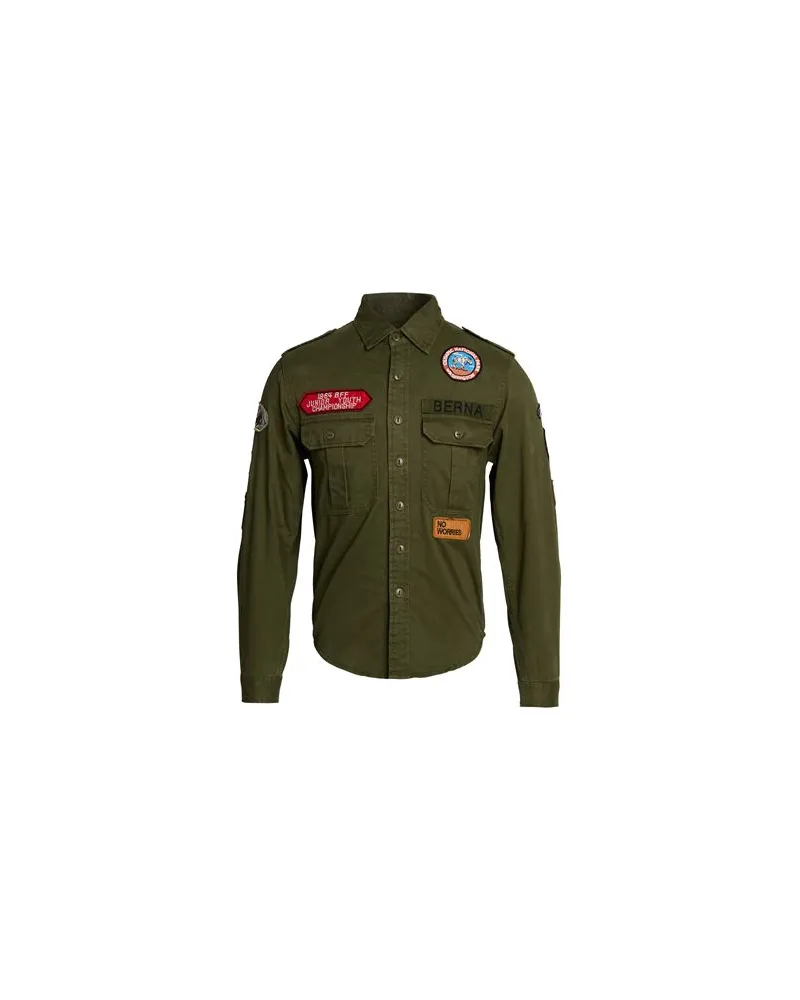 BERNA TOPS - Hemdenauf YOOX.COM Militärgrün