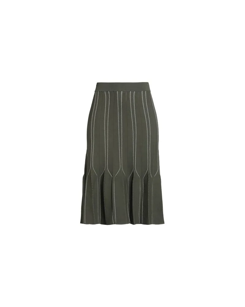 Elisabetta Franchi HOSEN & RÖCKE - Midi-Röckeauf YOOX.COM Militärgrün