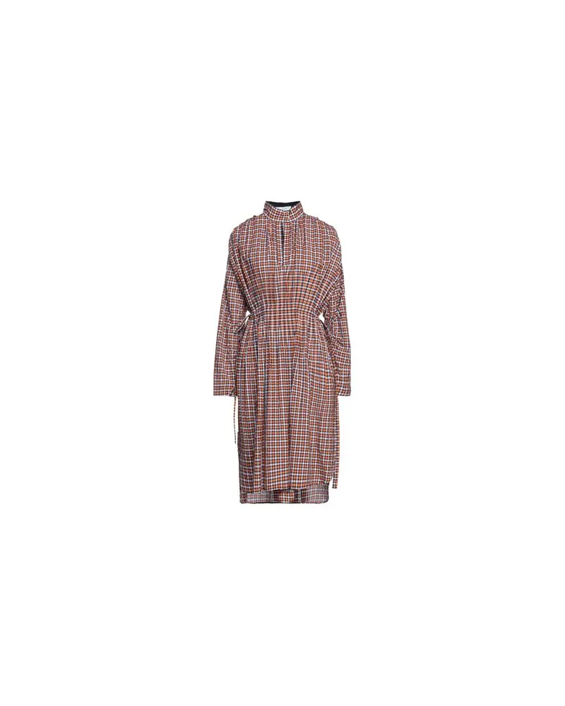 Cédric Charlier KLEIDER - Midi-Kleiderauf YOOX.COM Orange