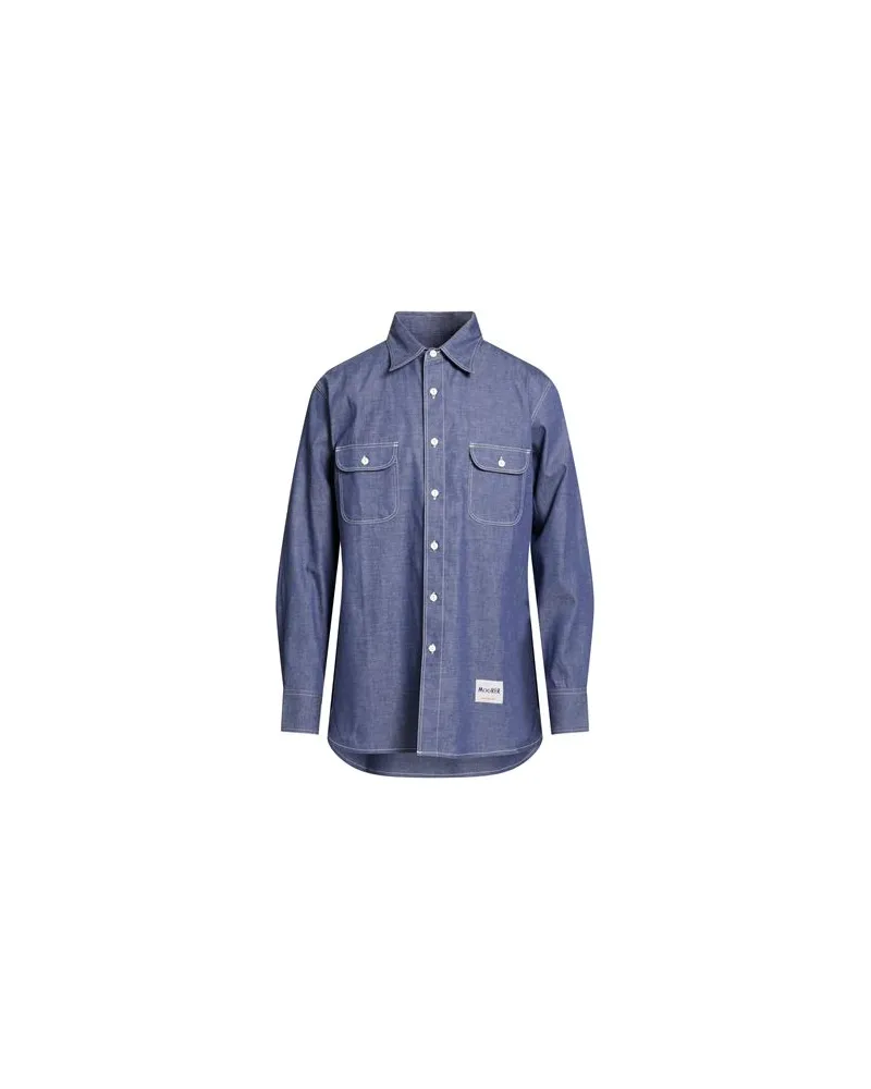MOORER TOPS - Jeanshemdenauf YOOX.COM Blau