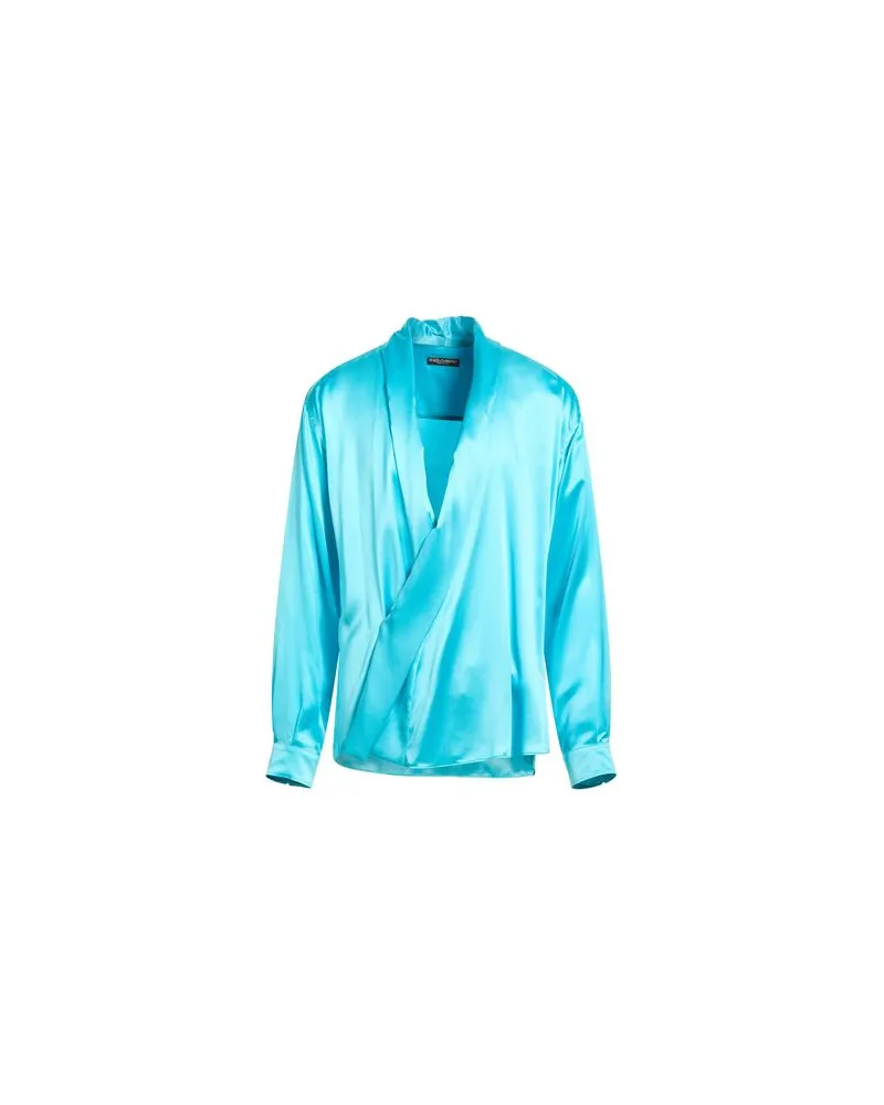 Dolce & Gabbana TOPS - Hemdenauf YOOX.COM Azurblau