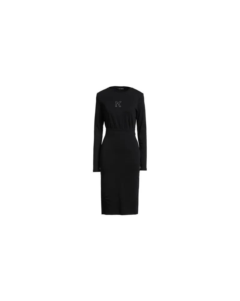 Karl Lagerfeld KLEIDER - Midi-Kleiderauf YOOX.COM Schwarz