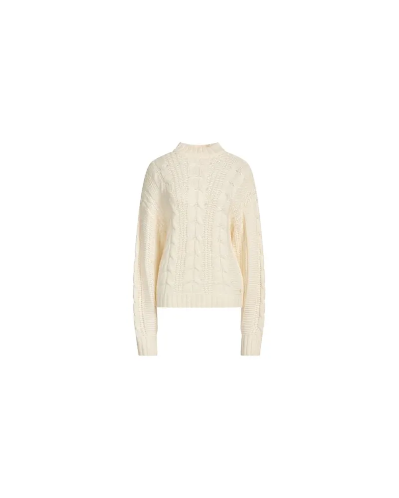 Guess STRICKWAREN - Rollkragenpulloverauf YOOX.COM Cremeweiß