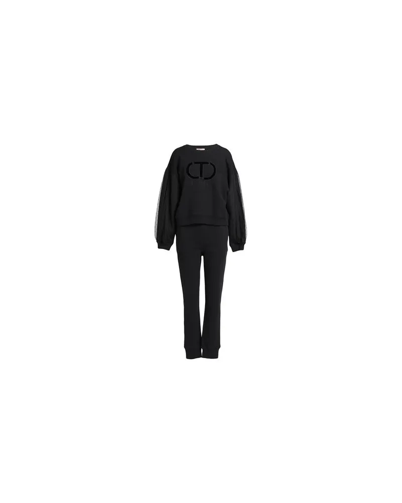 Twin-Set OVERALLS - Sportanzügeauf YOOX.COM Schwarz