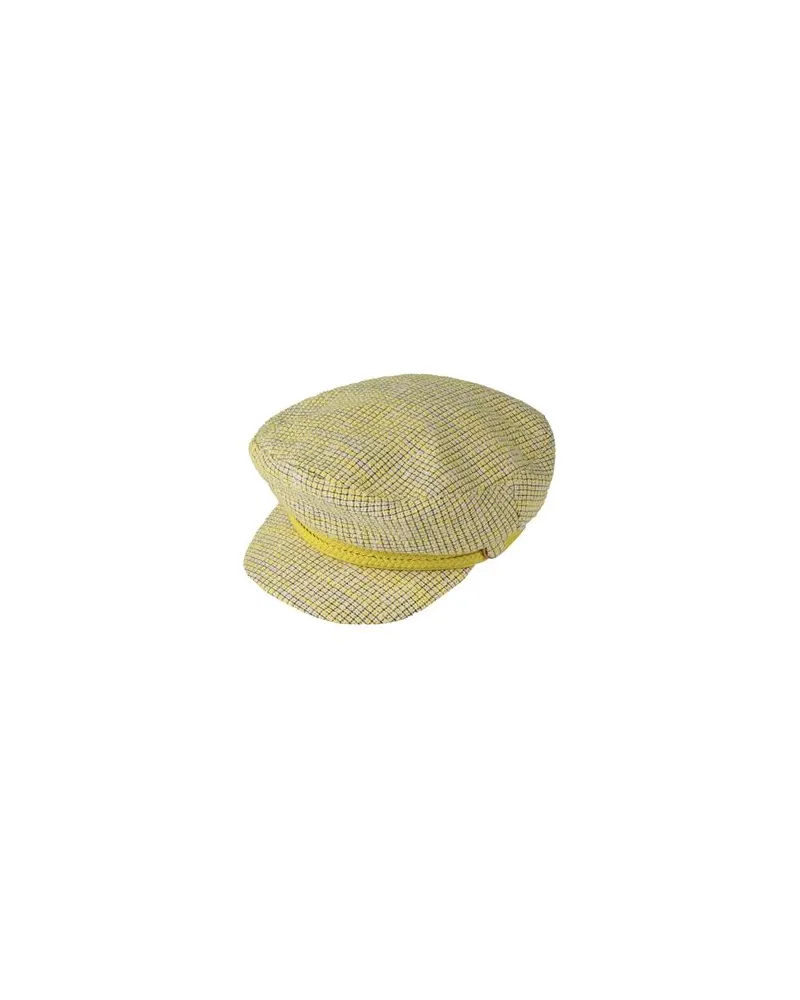 Elisabetta Franchi ACCESSOIRES - Mützen & Hüteauf YOOX.COM Gelb
