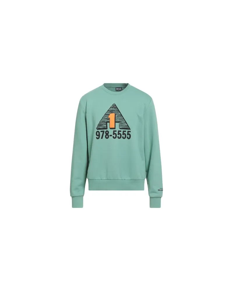 Diesel TOPS - Sweatshirtsauf YOOX.COM Grün