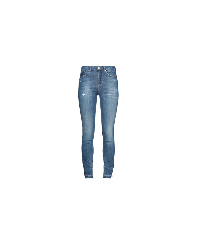 Guess HOSEN & RÖCKE - Jeanshosenauf YOOX.COM Blau