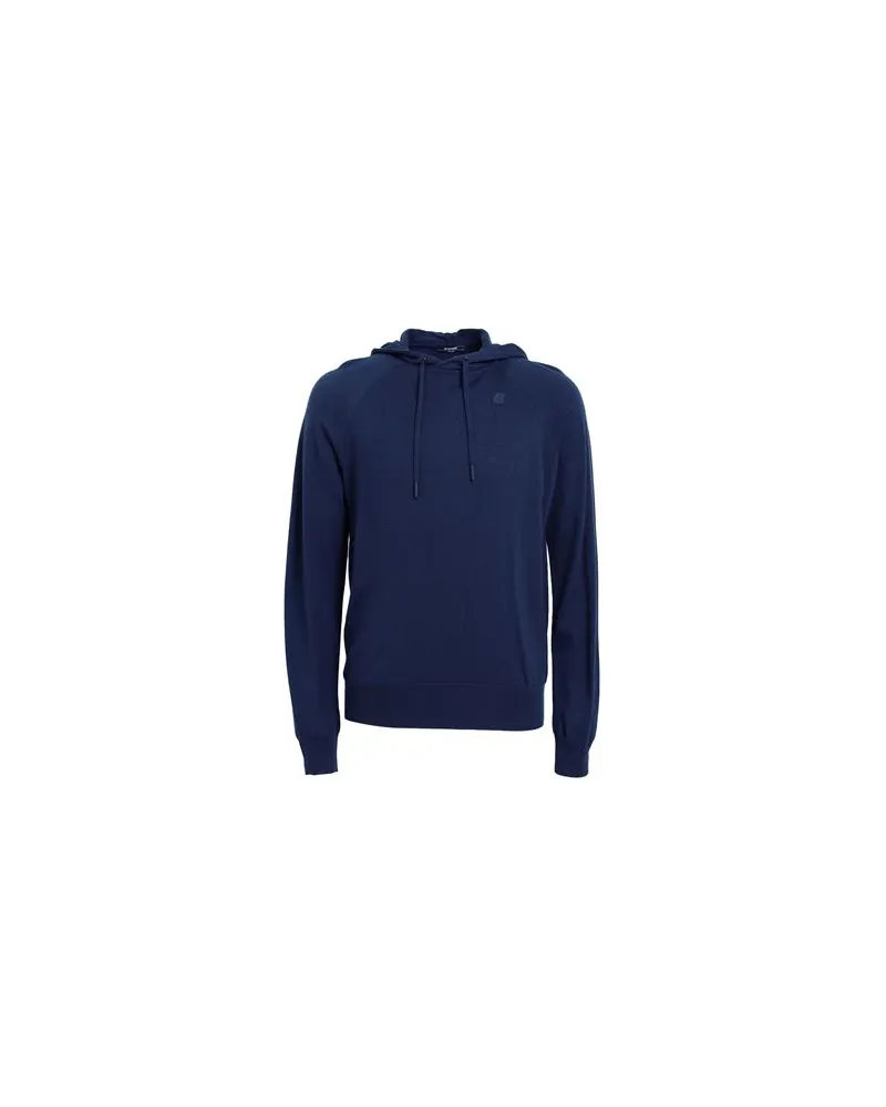 K-Way LOKI MERINO                     - STRICKWAREN - Pulloverauf YOOX.COM Blau