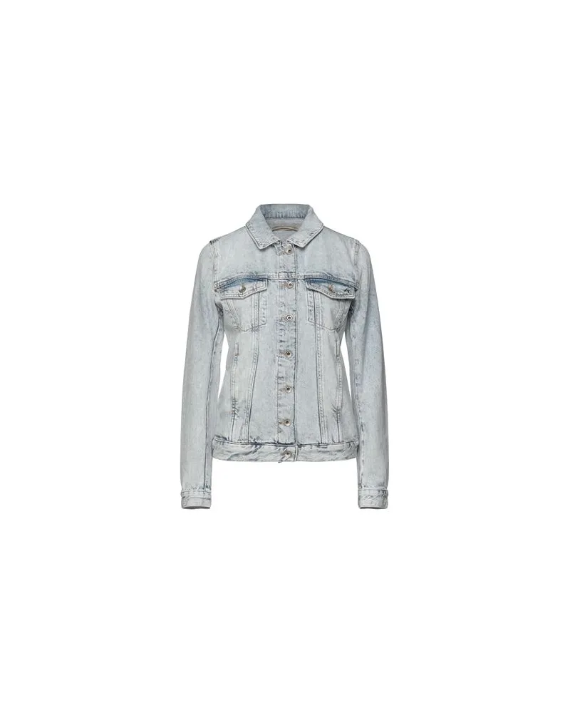 Patrizia Pepe JACKEN & MÄNTEL - Jeansjacken/Mäntelauf YOOX.COM Blau