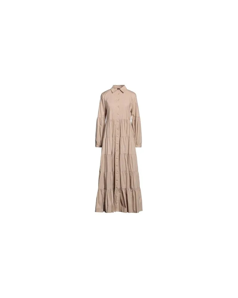 Federica Tosi KLEIDER - Maxi-Kleiderauf YOOX.COM Sand