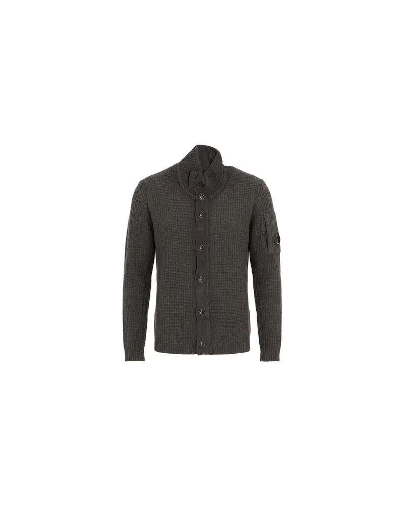 C.P. Company STRICKWAREN - Strickjackenauf YOOX.COM Braungrau