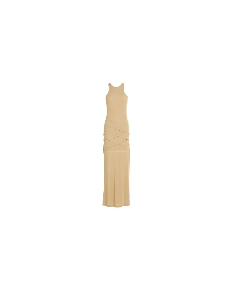 Nanushka KLEIDER - Maxi-Kleiderauf YOOX.COM Khaki