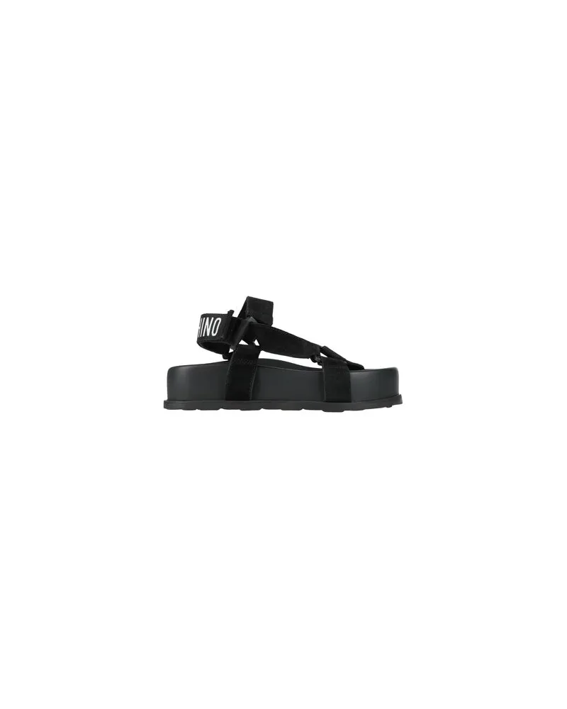 Moschino SCHUHE - Sandalenauf YOOX.COM Schwarz