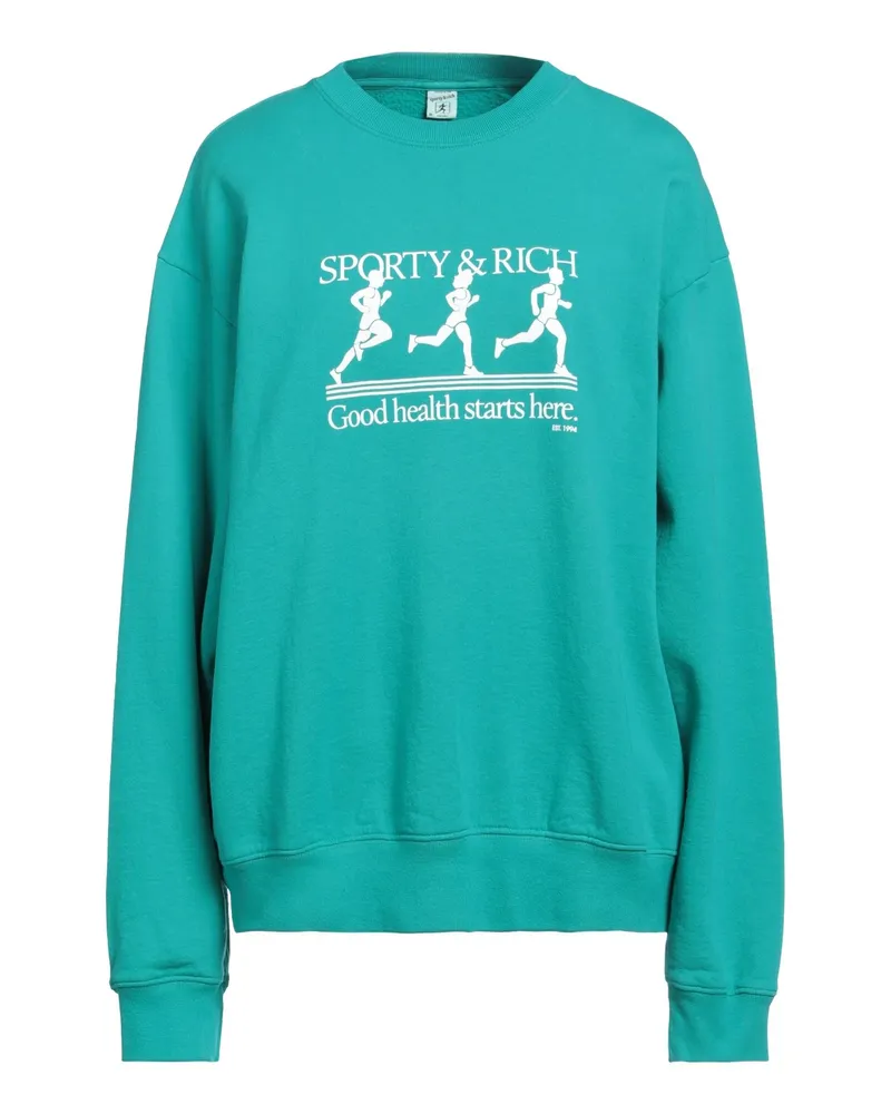 SPORTY & RICH Sweatshirt Tūrkis